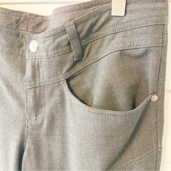 Athleta | Women’s Gray Canyon Casual Wool Blend Zip Calf Pockets Pants Size 10 - Picture 7 of 13